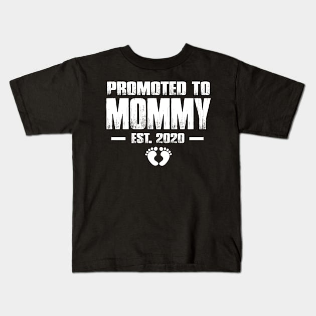 Promoted to Mommy 2020 Funny Mother's Day Gift Ideas For New Mom Kids T-Shirt by smtworld